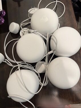 Five Google Nest Wifi Routers - White